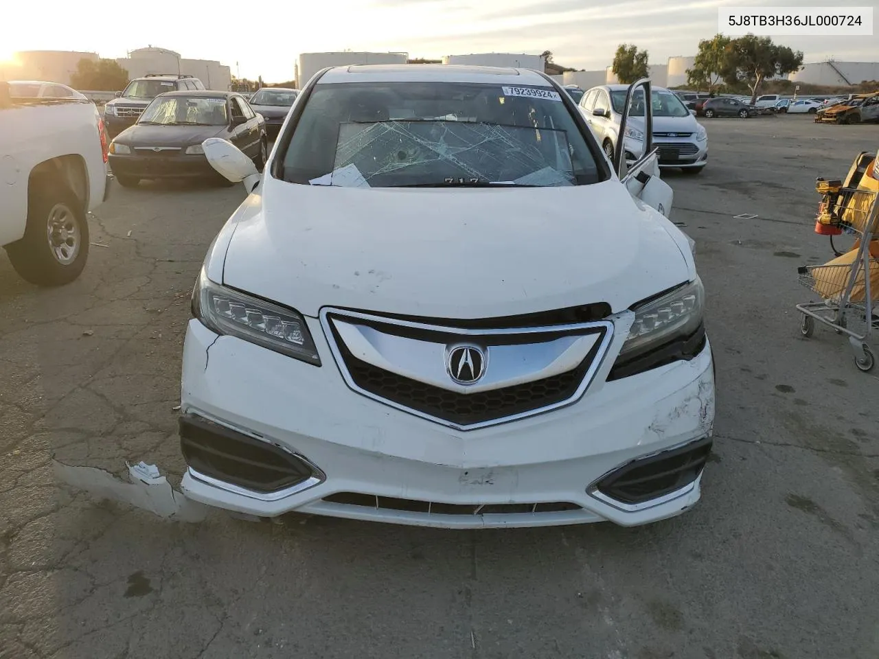 2018 Acura Rdx VIN: 5J8TB3H36JL000724 Lot: 79239924