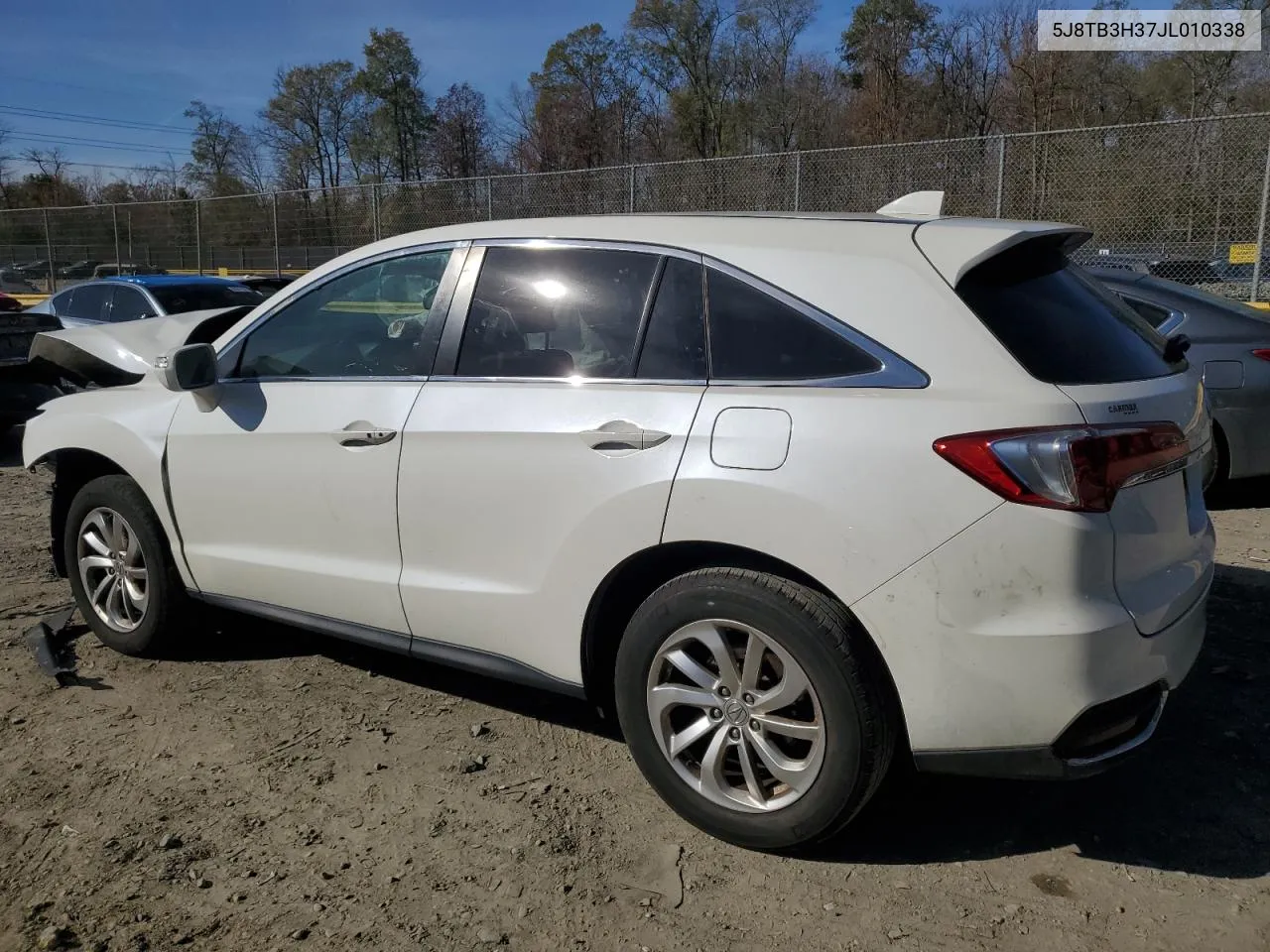 2018 Acura Rdx VIN: 5J8TB3H37JL010338 Lot: 80624954