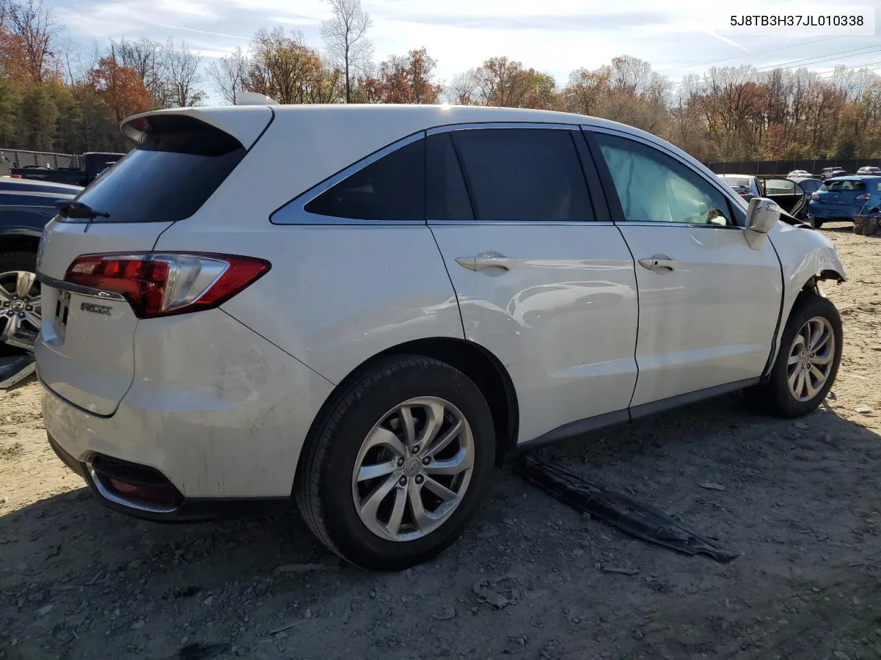 2018 Acura Rdx VIN: 5J8TB3H37JL010338 Lot: 80624954