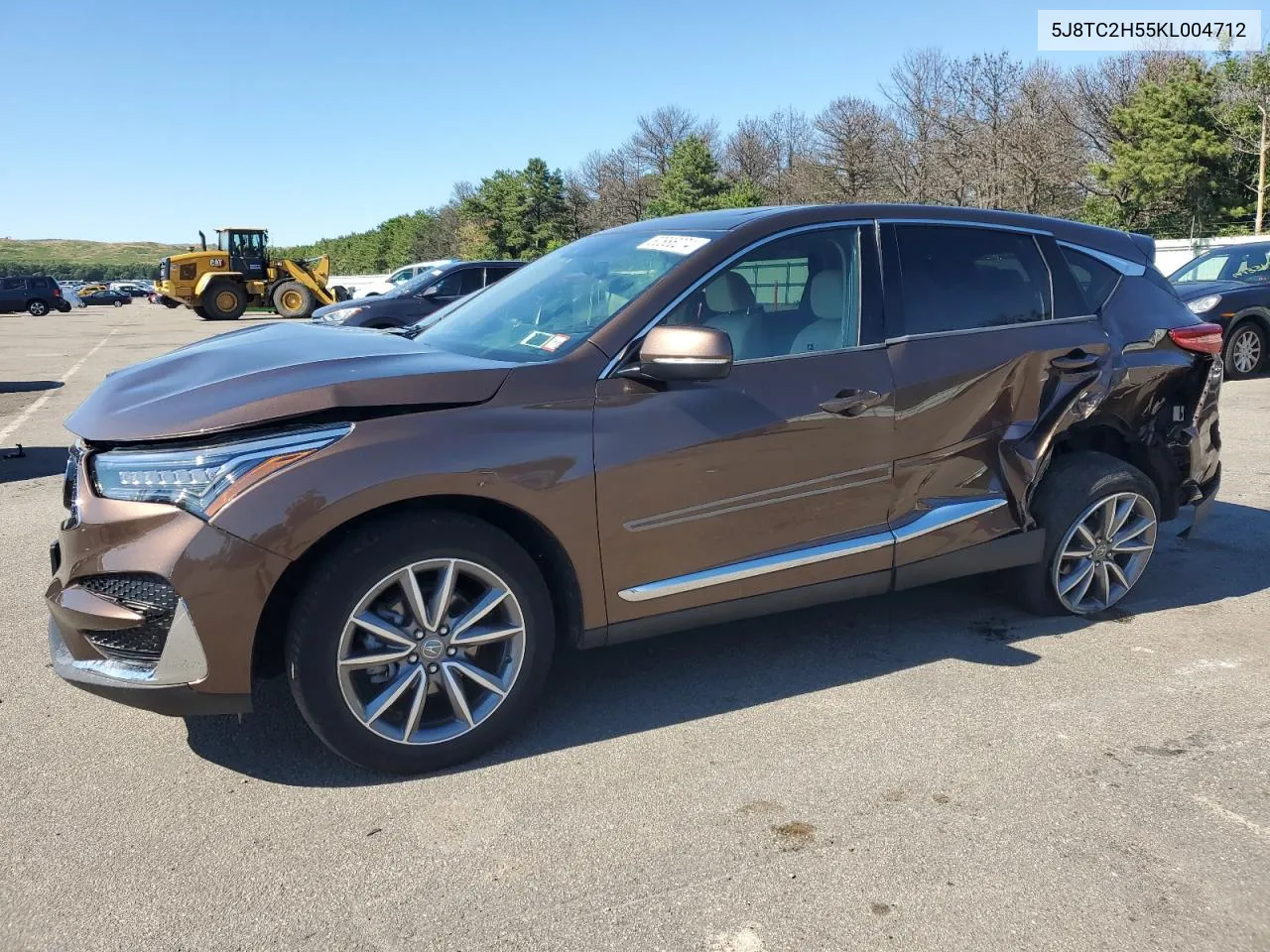 2019 Acura Rdx Technology VIN: 5J8TC2H55KL004712 Lot: 60886274