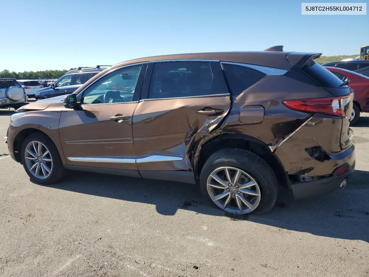 2019 Acura Rdx Technology VIN: 5J8TC2H55KL004712 Lot: 60886274