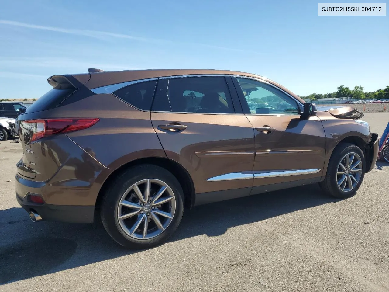 2019 Acura Rdx Technology VIN: 5J8TC2H55KL004712 Lot: 60886274