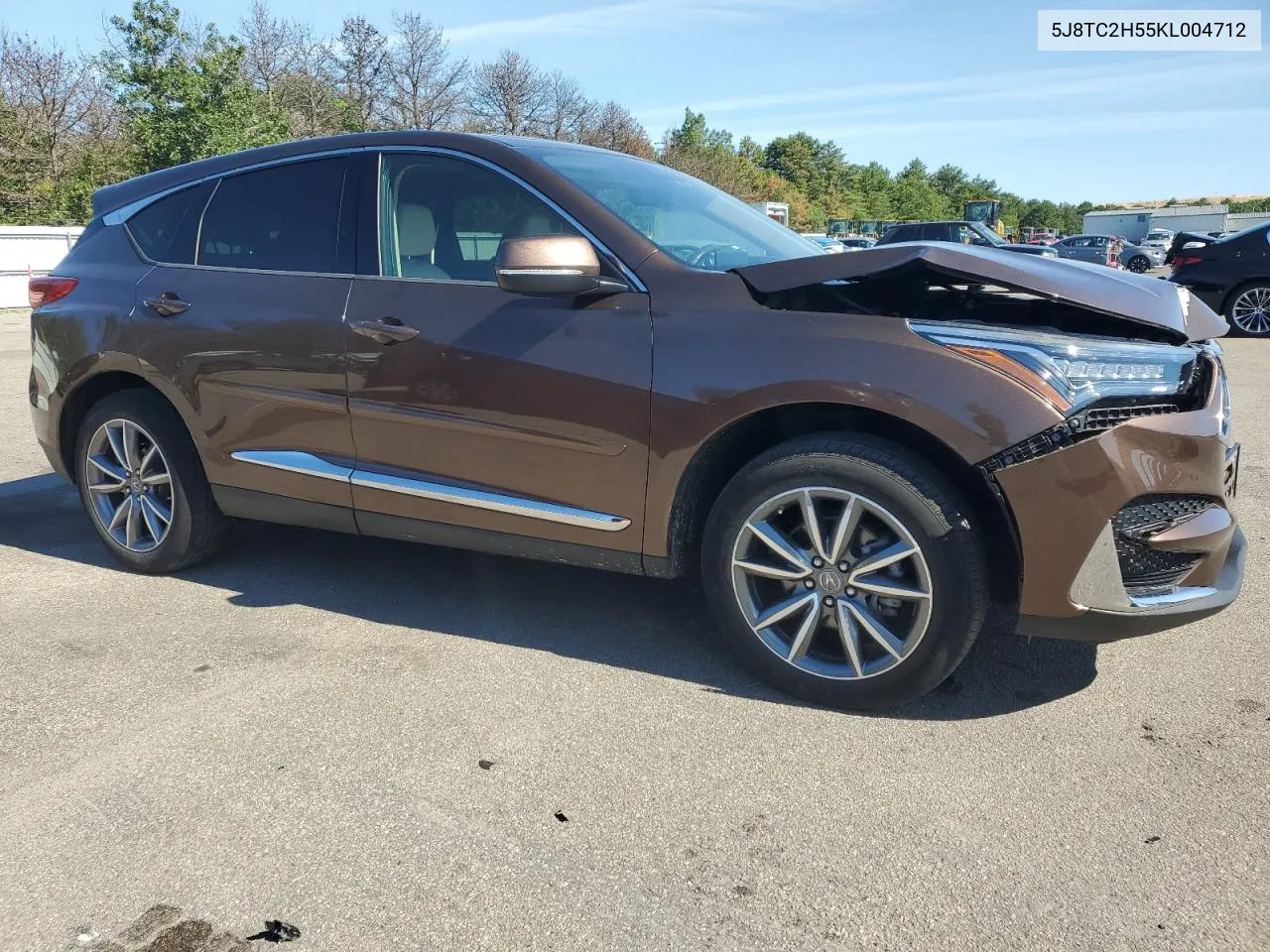 2019 Acura Rdx Technology VIN: 5J8TC2H55KL004712 Lot: 60886274