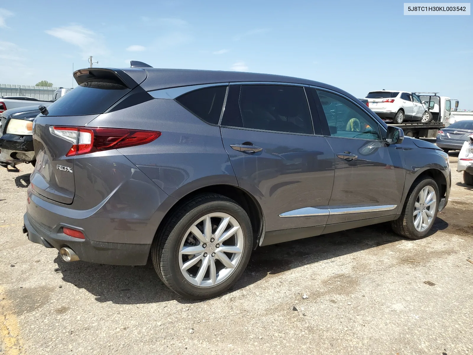 2019 Acura Rdx VIN: 5J8TC1H30KL003542 Lot: 61822504