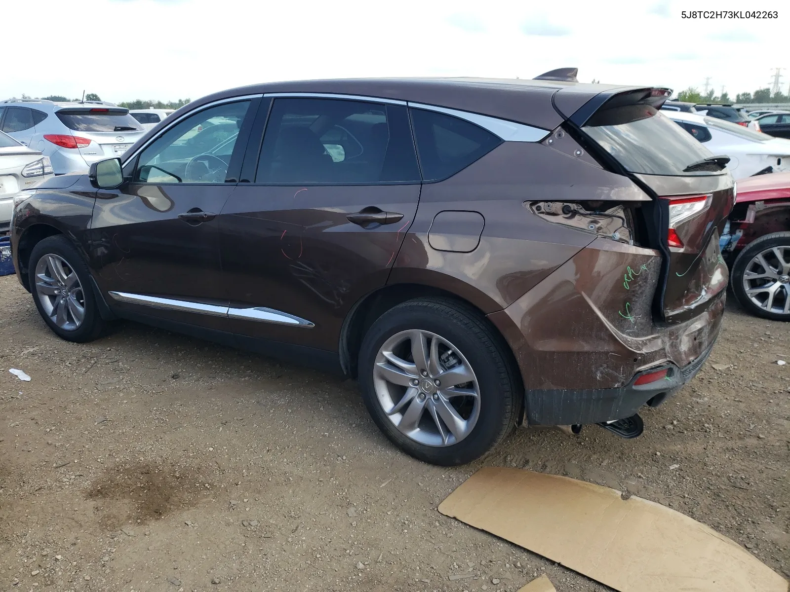 2019 Acura Rdx Advance VIN: 5J8TC2H73KL042263 Lot: 65824344