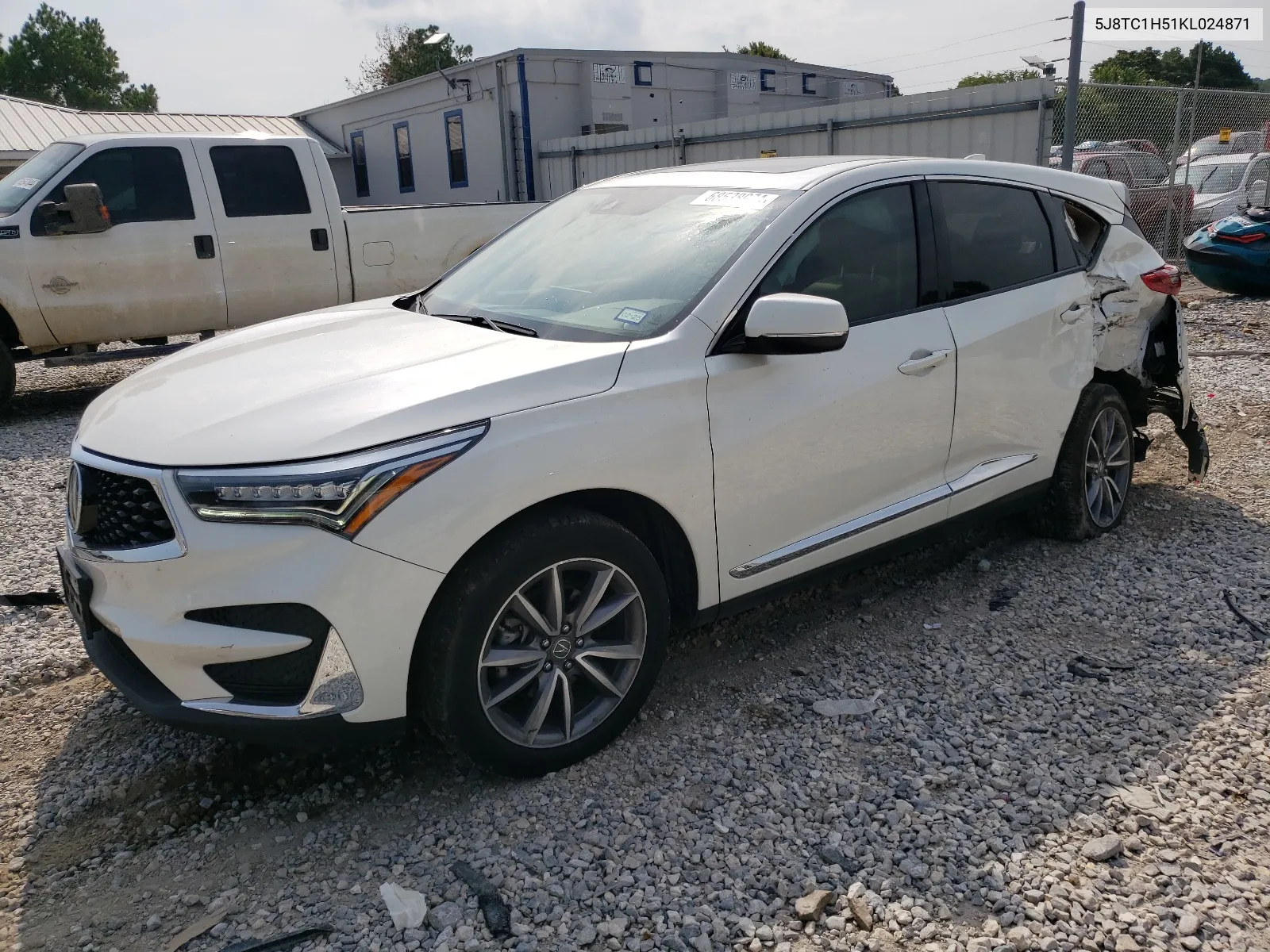 2019 Acura Rdx Technology VIN: 5J8TC1H51KL024871 Lot: 68538974