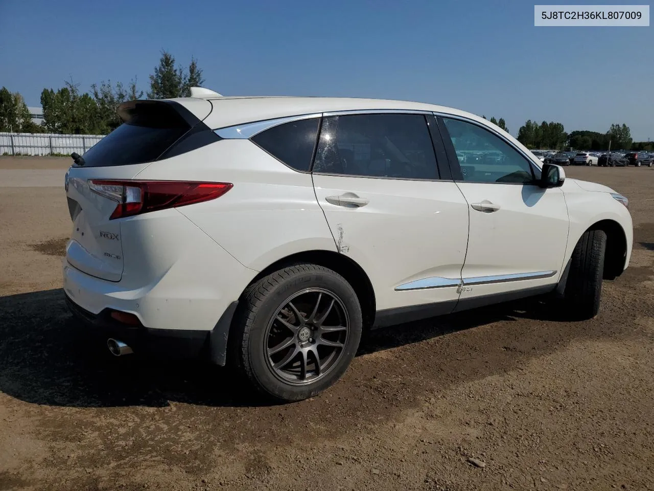 2019 Acura Rdx VIN: 5J8TC2H36KL807009 Lot: 69009054