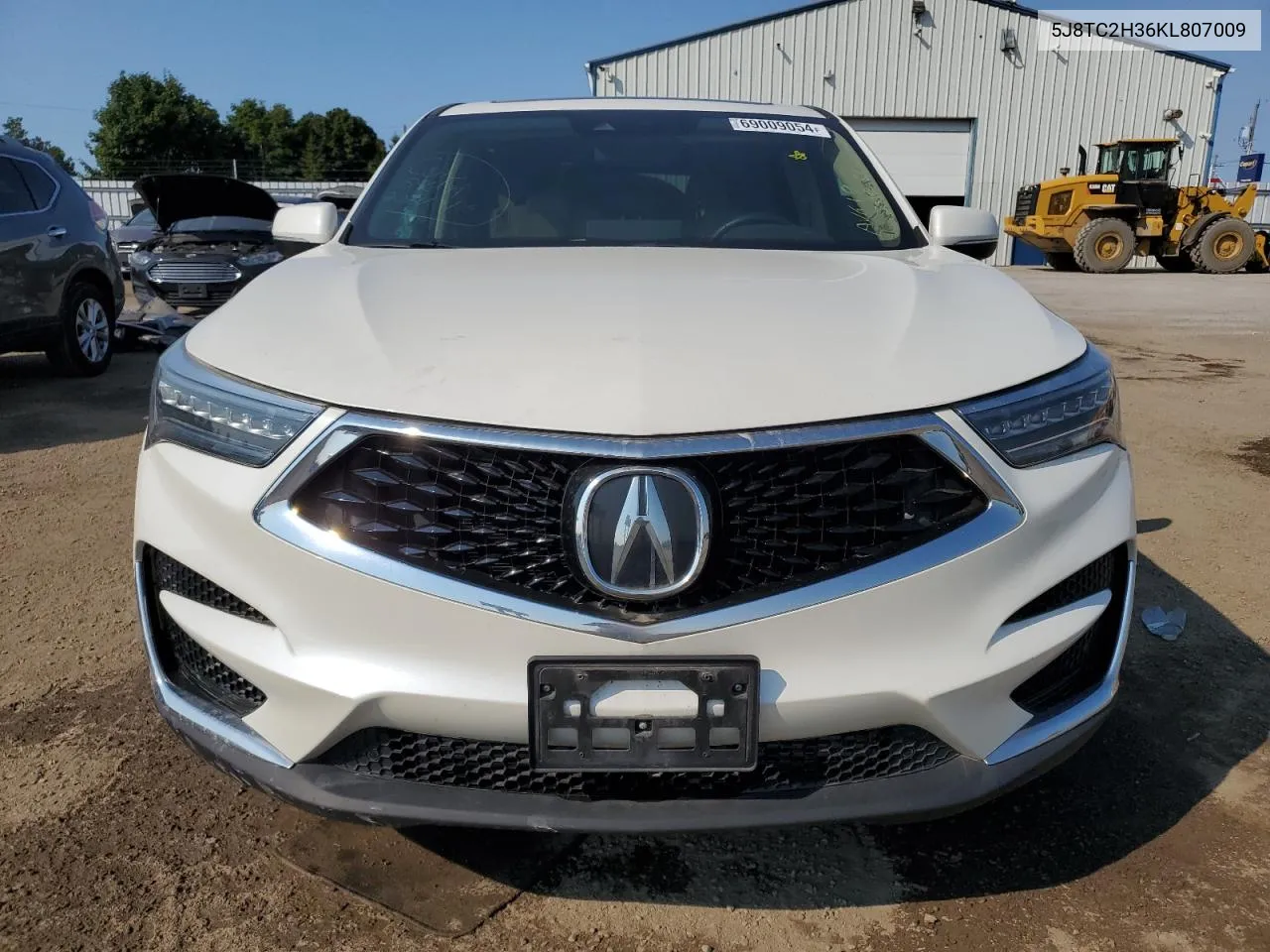 2019 Acura Rdx VIN: 5J8TC2H36KL807009 Lot: 69009054