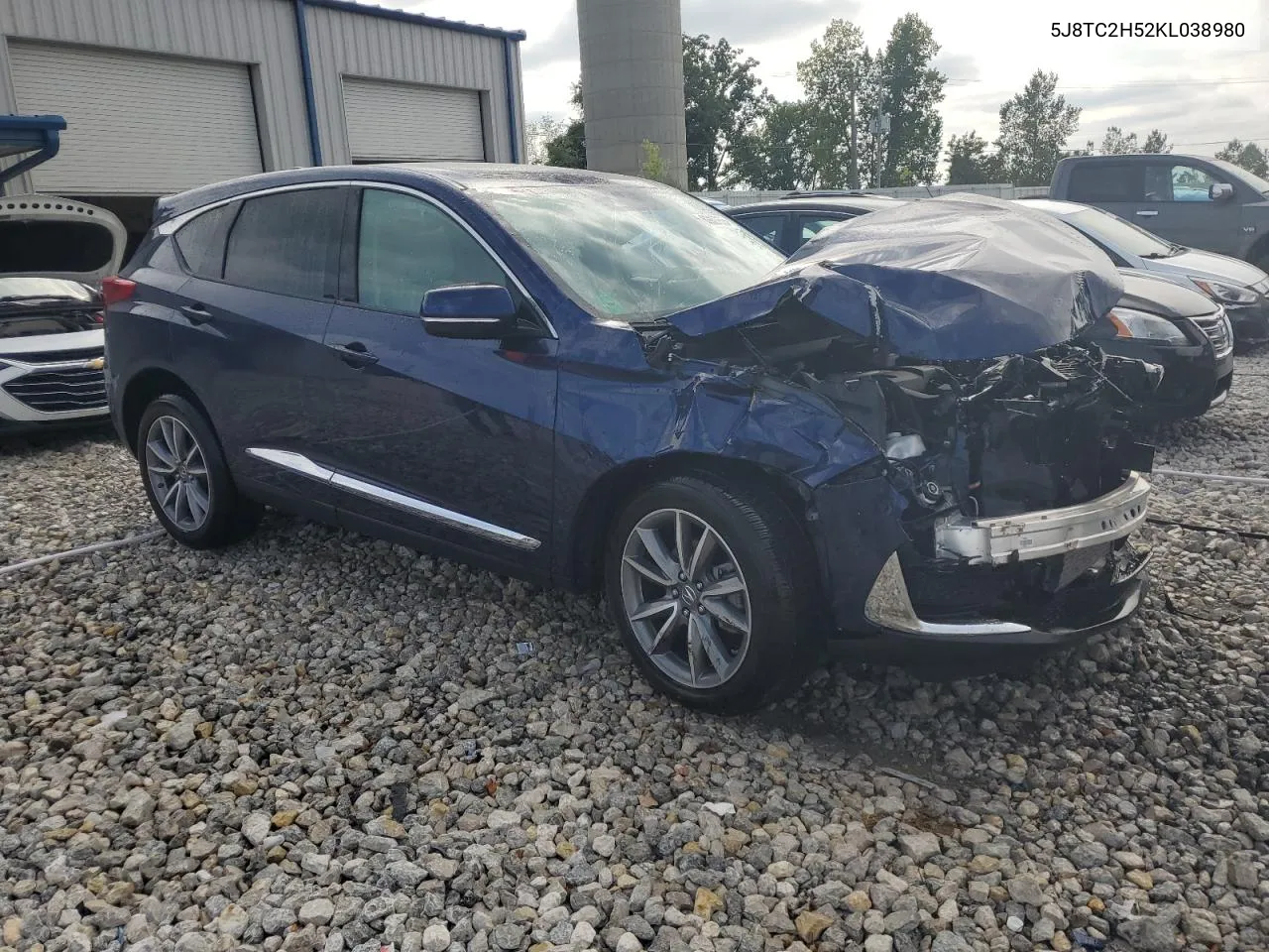 2019 Acura Rdx Technology VIN: 5J8TC2H52KL038980 Lot: 69027554