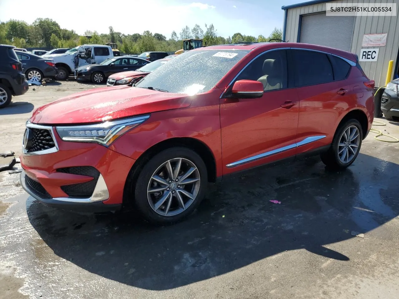 2019 Acura Rdx Technology VIN: 5J8TC2H51KL005534 Lot: 69773094