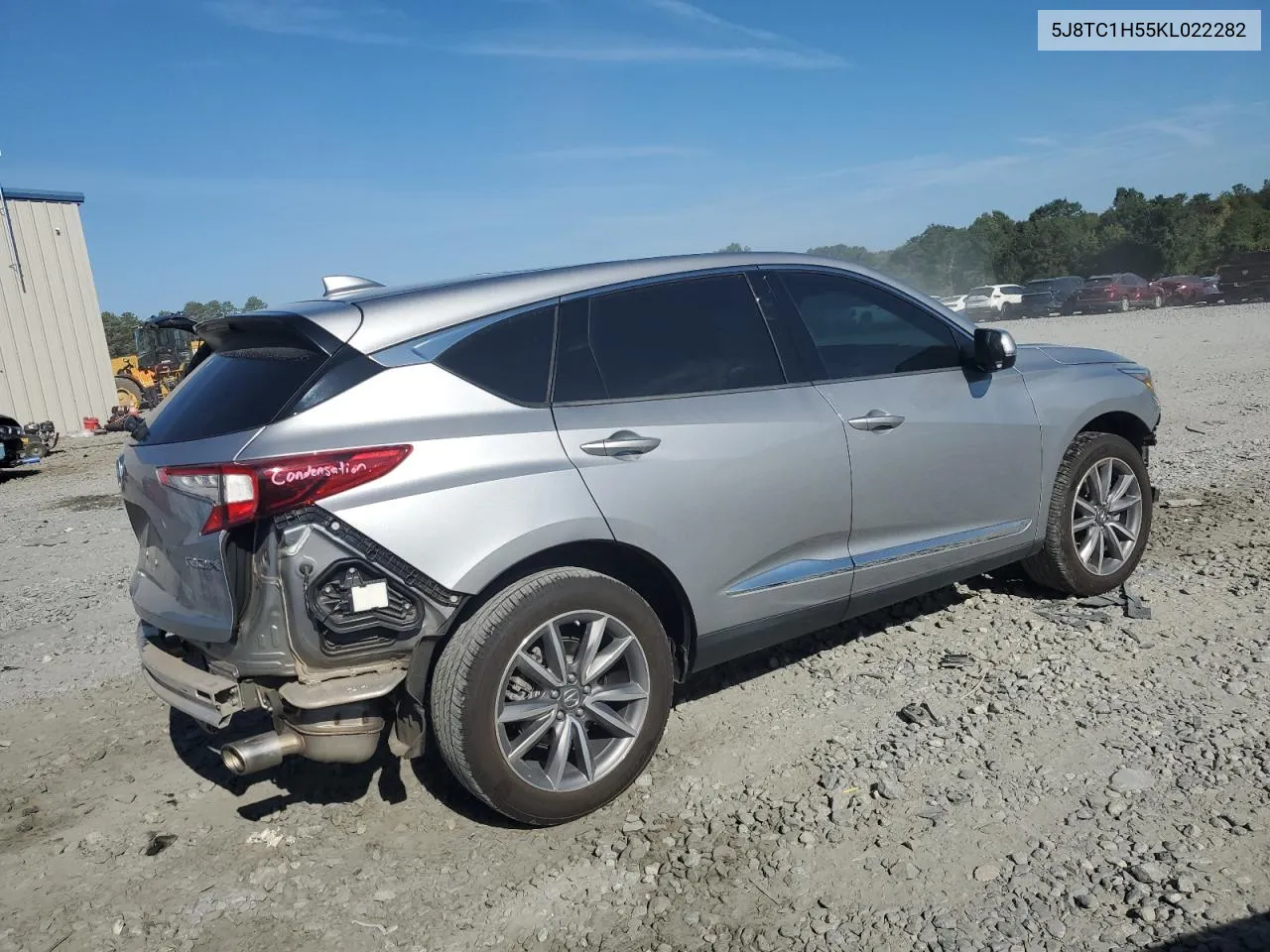 2019 Acura Rdx Technology VIN: 5J8TC1H55KL022282 Lot: 69792374