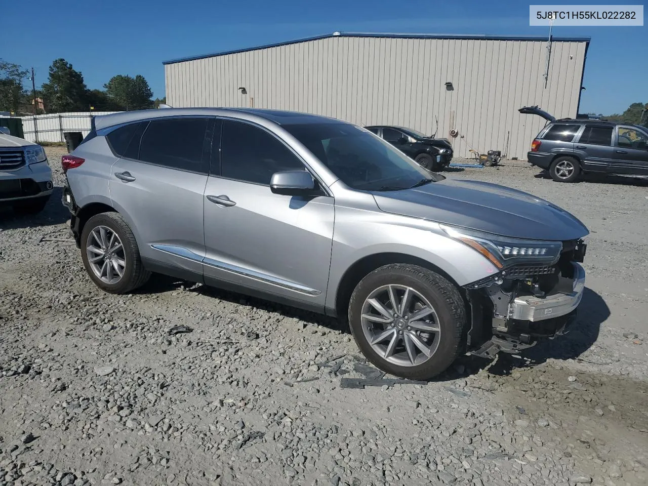 2019 Acura Rdx Technology VIN: 5J8TC1H55KL022282 Lot: 69792374