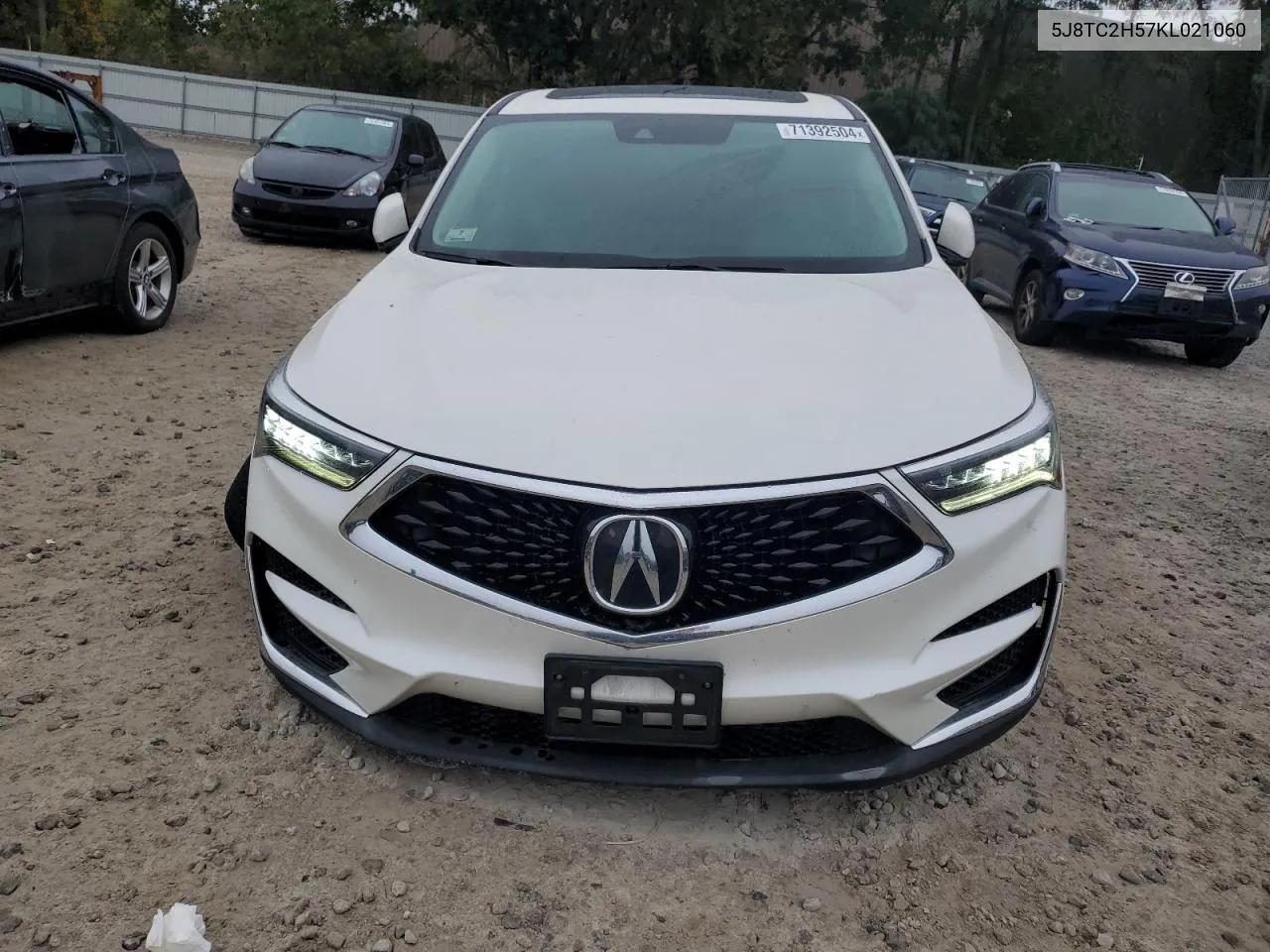 2019 Acura Rdx Technology VIN: 5J8TC2H57KL021060 Lot: 71392504