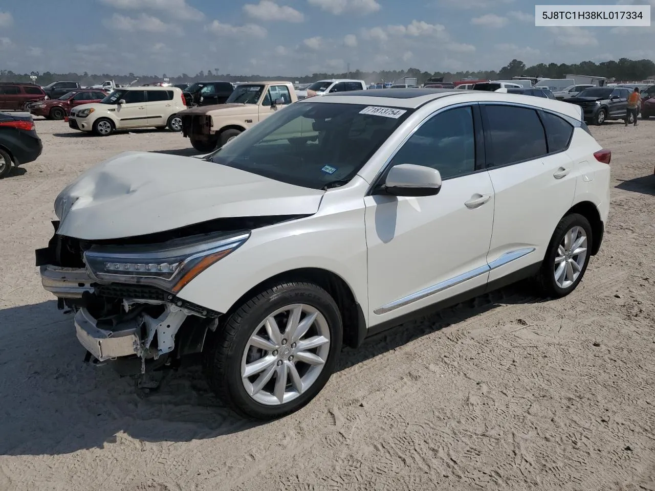 2019 Acura Rdx VIN: 5J8TC1H38KL017334 Lot: 71813754