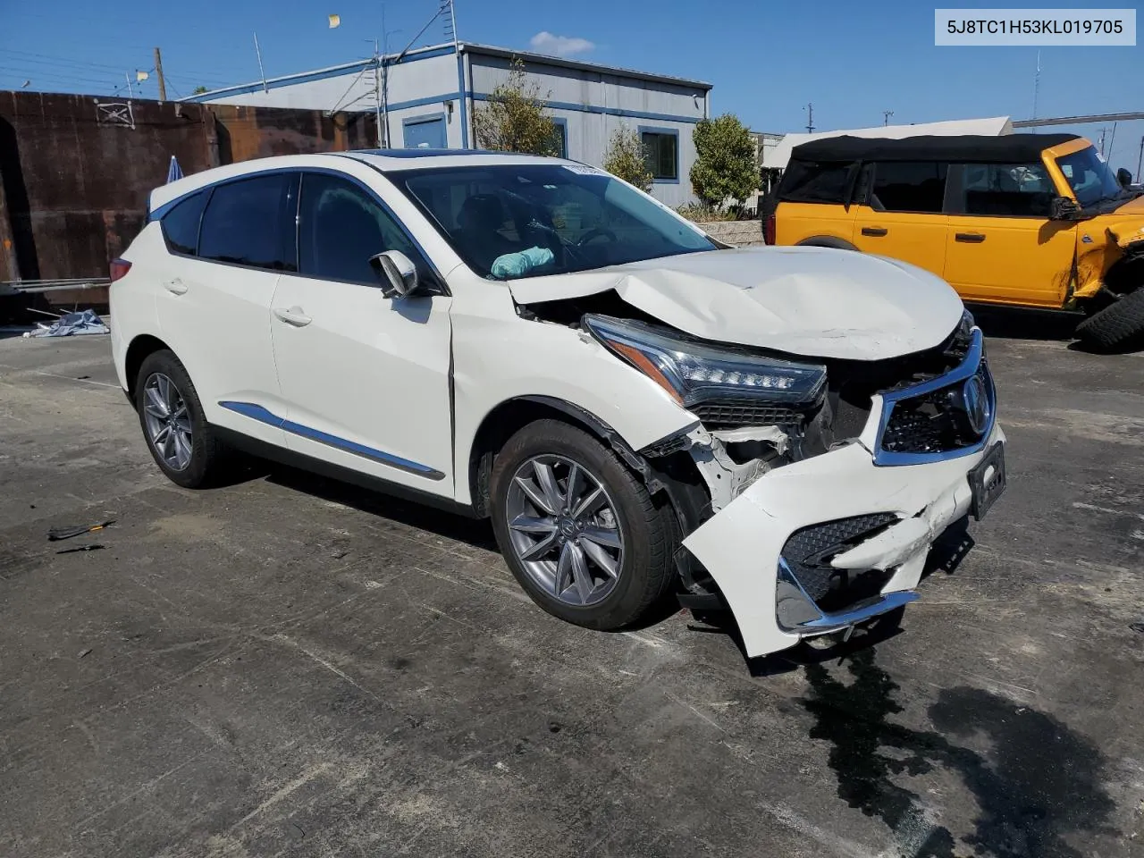 2019 Acura Rdx Technology VIN: 5J8TC1H53KL019705 Lot: 71979244