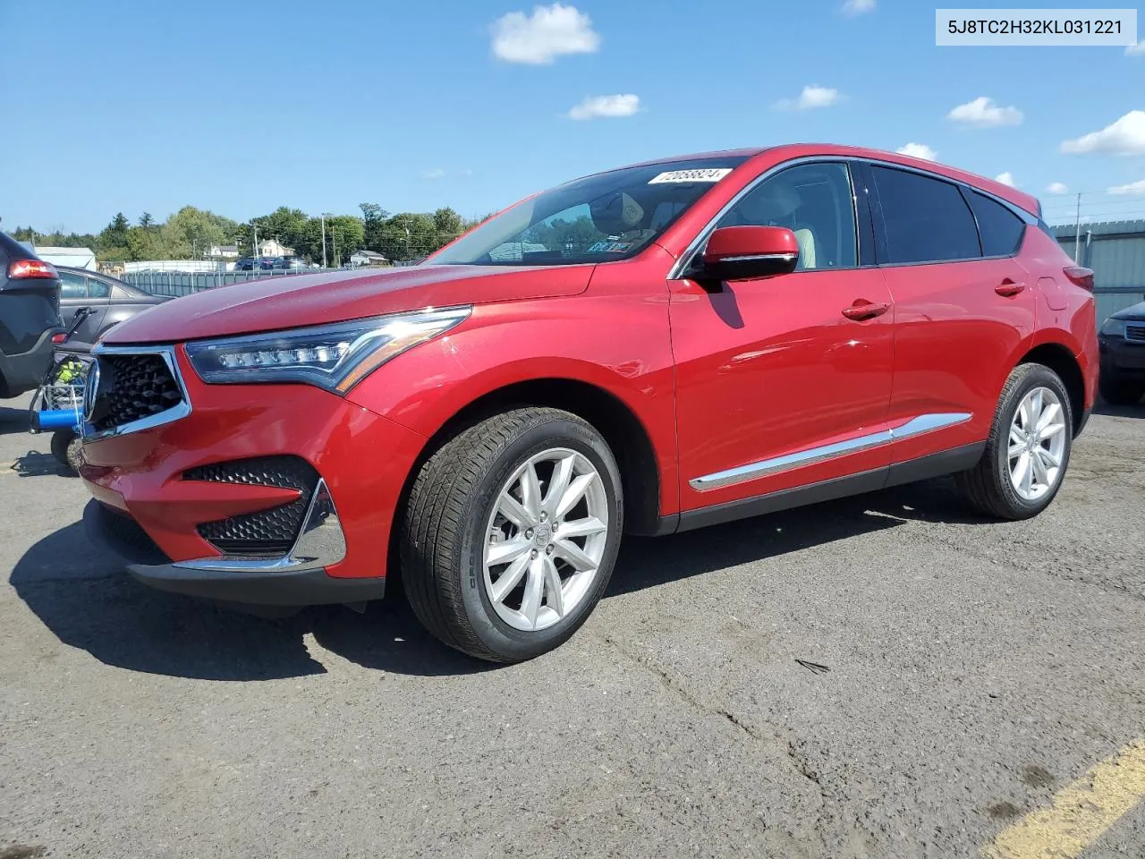 2019 Acura Rdx VIN: 5J8TC2H32KL031221 Lot: 72058824