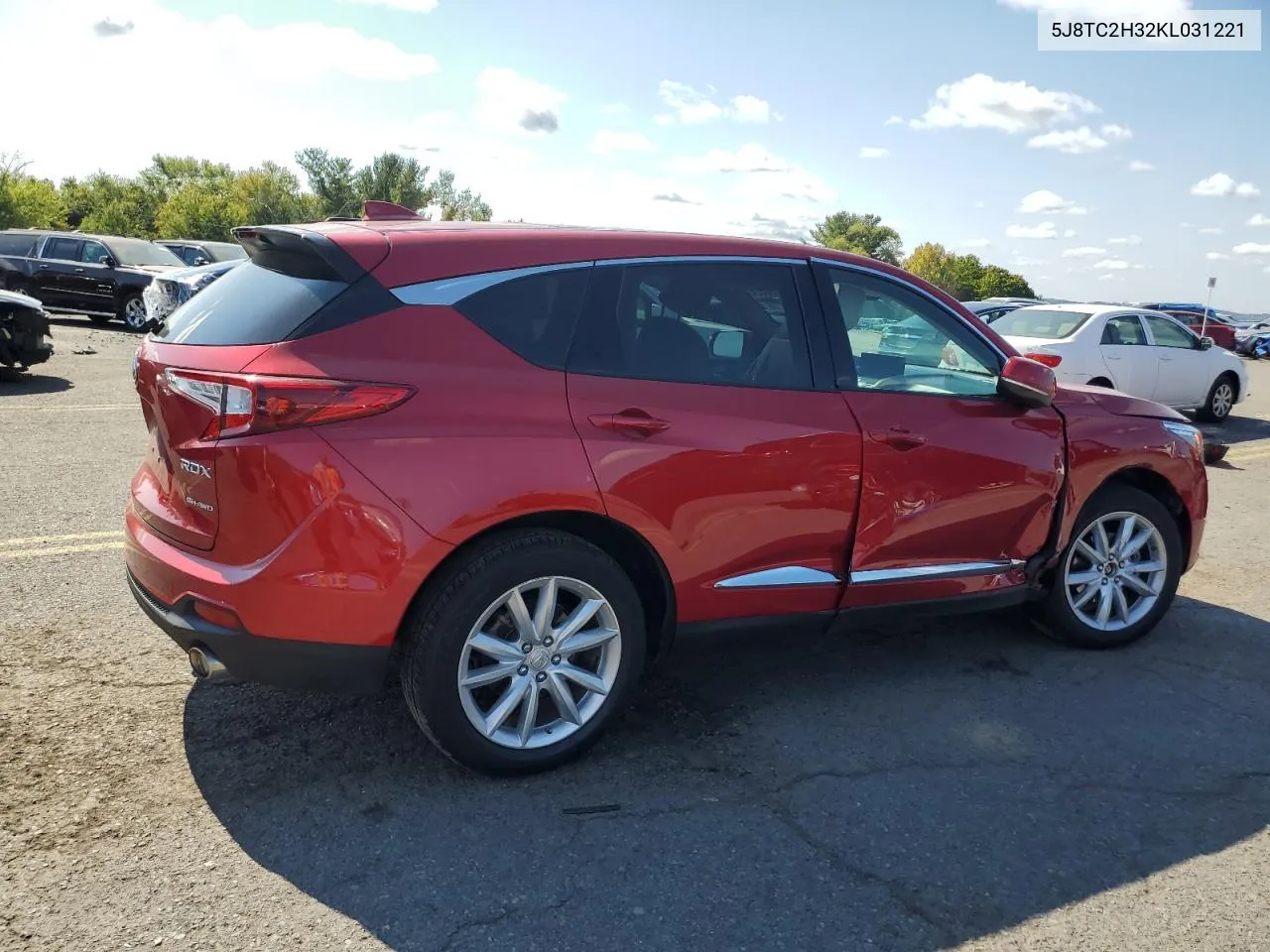 2019 Acura Rdx VIN: 5J8TC2H32KL031221 Lot: 72058824