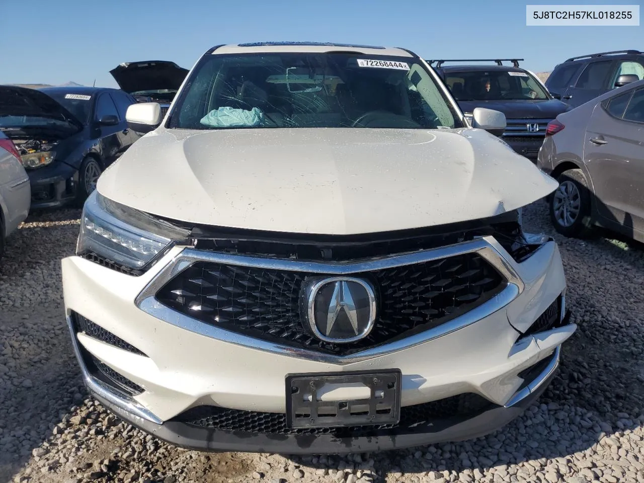 2019 Acura Rdx Technology VIN: 5J8TC2H57KL018255 Lot: 72268444