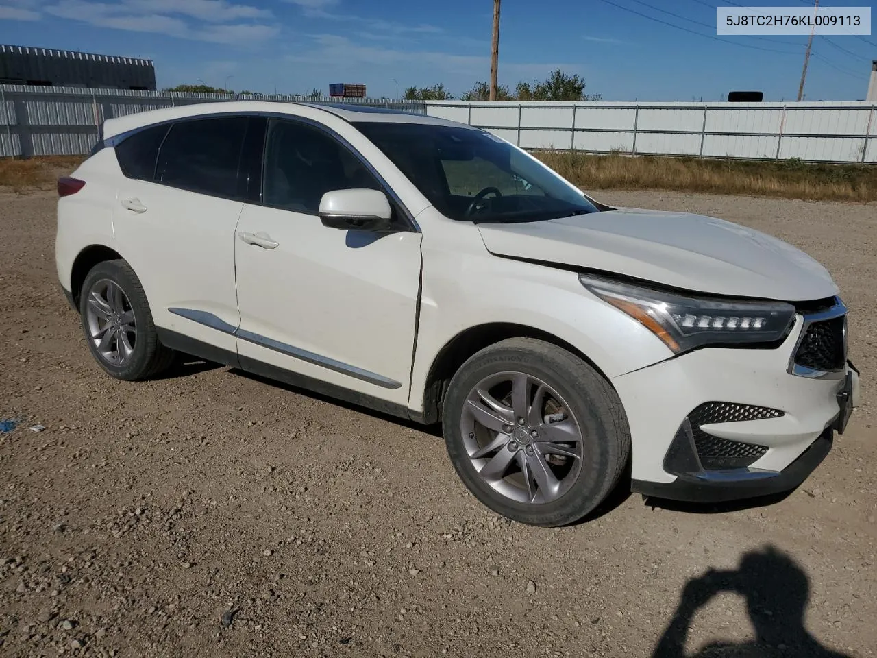 2019 Acura Rdx Advance VIN: 5J8TC2H76KL009113 Lot: 72418764