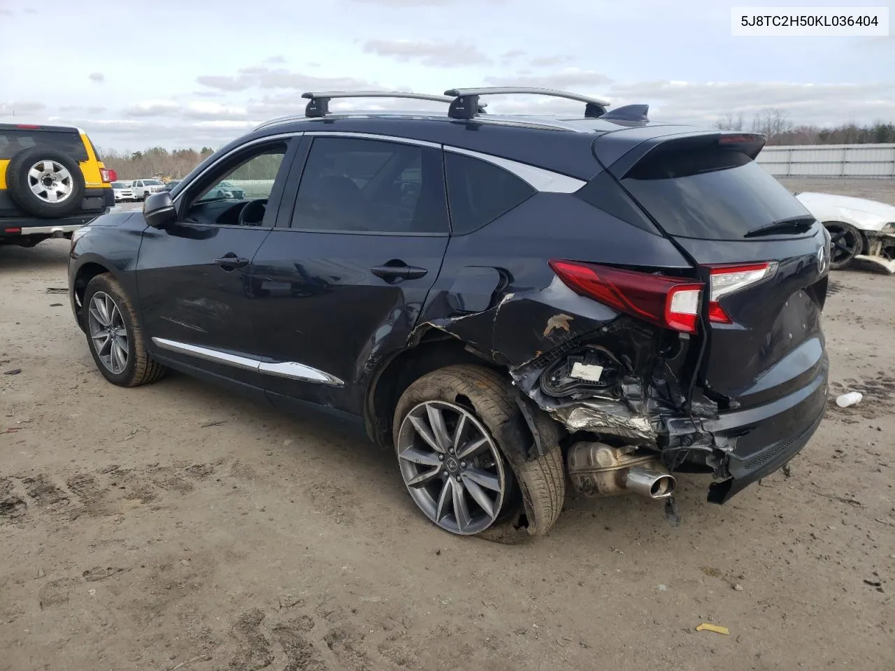 2019 Acura Rdx Technology VIN: 5J8TC2H50KL036404 Lot: 72705234