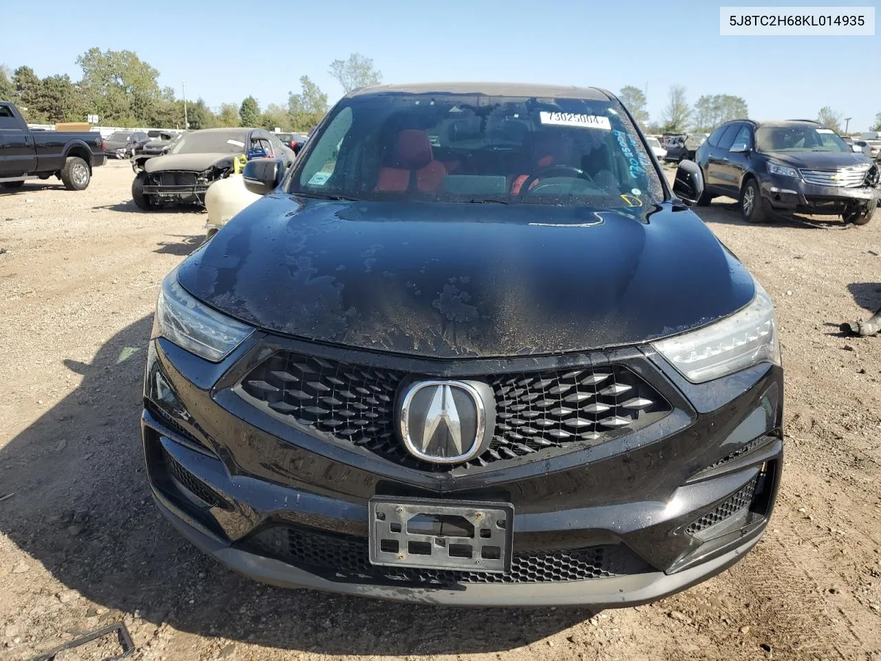 2019 Acura Rdx A-Spec VIN: 5J8TC2H68KL014935 Lot: 73025004