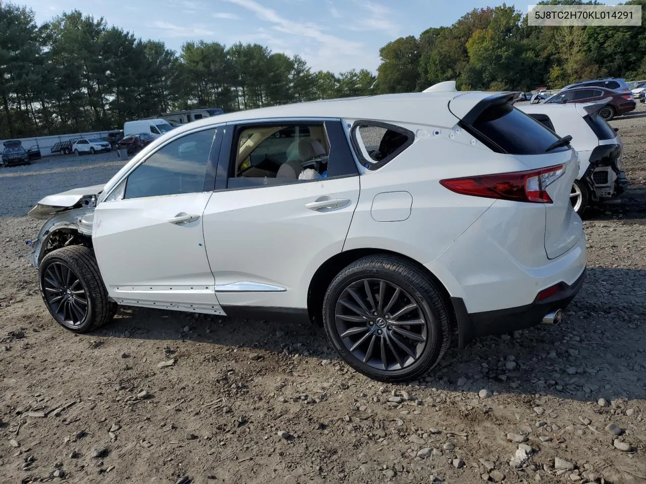 2019 Acura Rdx Advance VIN: 5J8TC2H70KL014291 Lot: 73385104