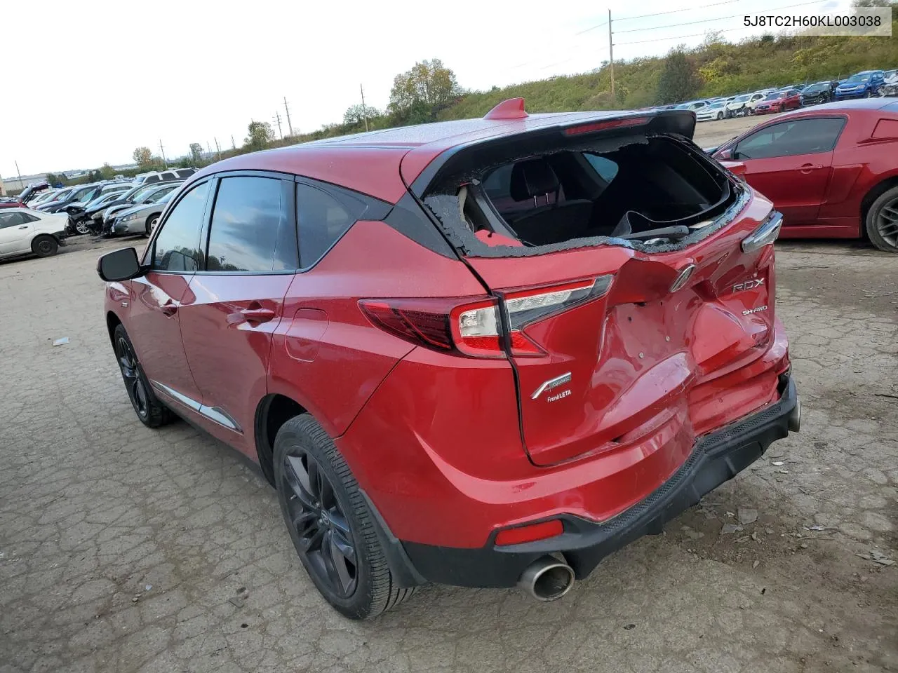 2019 Acura Rdx A-Spec VIN: 5J8TC2H60KL003038 Lot: 73759543