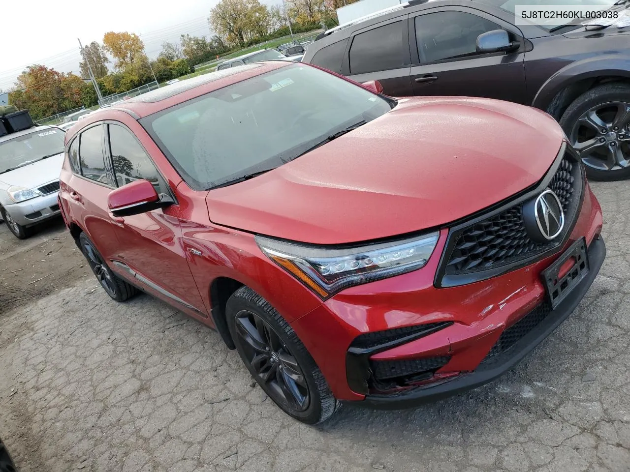 2019 Acura Rdx A-Spec VIN: 5J8TC2H60KL003038 Lot: 73759543