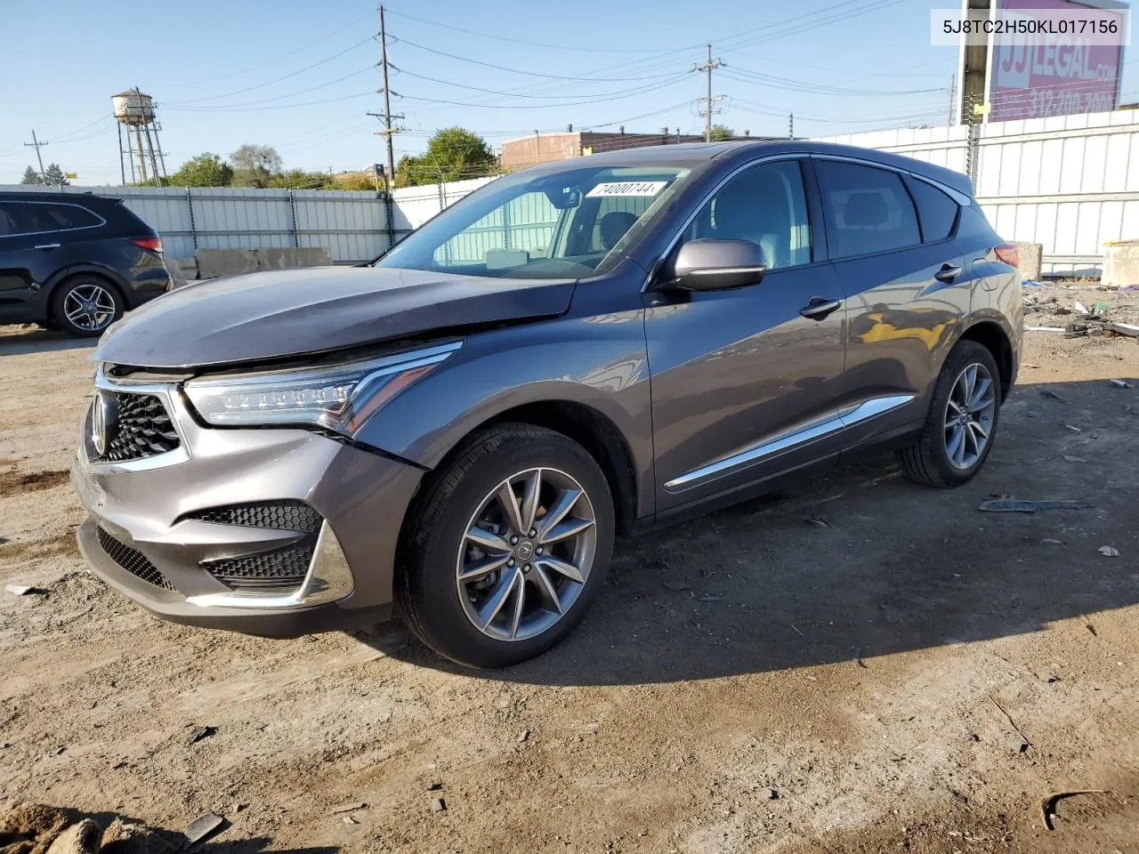 2019 Acura Rdx Technology VIN: 5J8TC2H50KL017156 Lot: 74000744