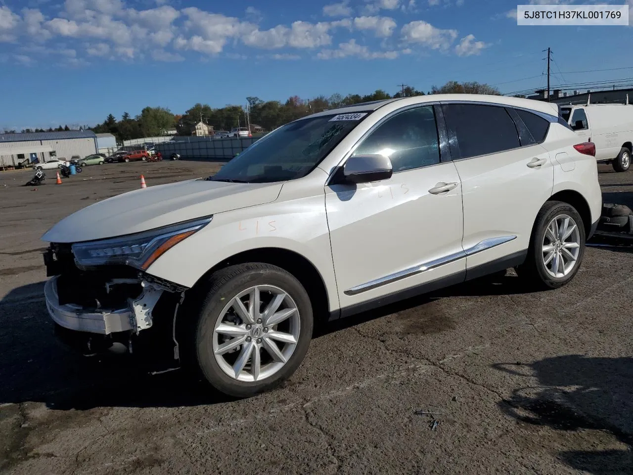 2019 Acura Rdx VIN: 5J8TC1H37KL001769 Lot: 74524334