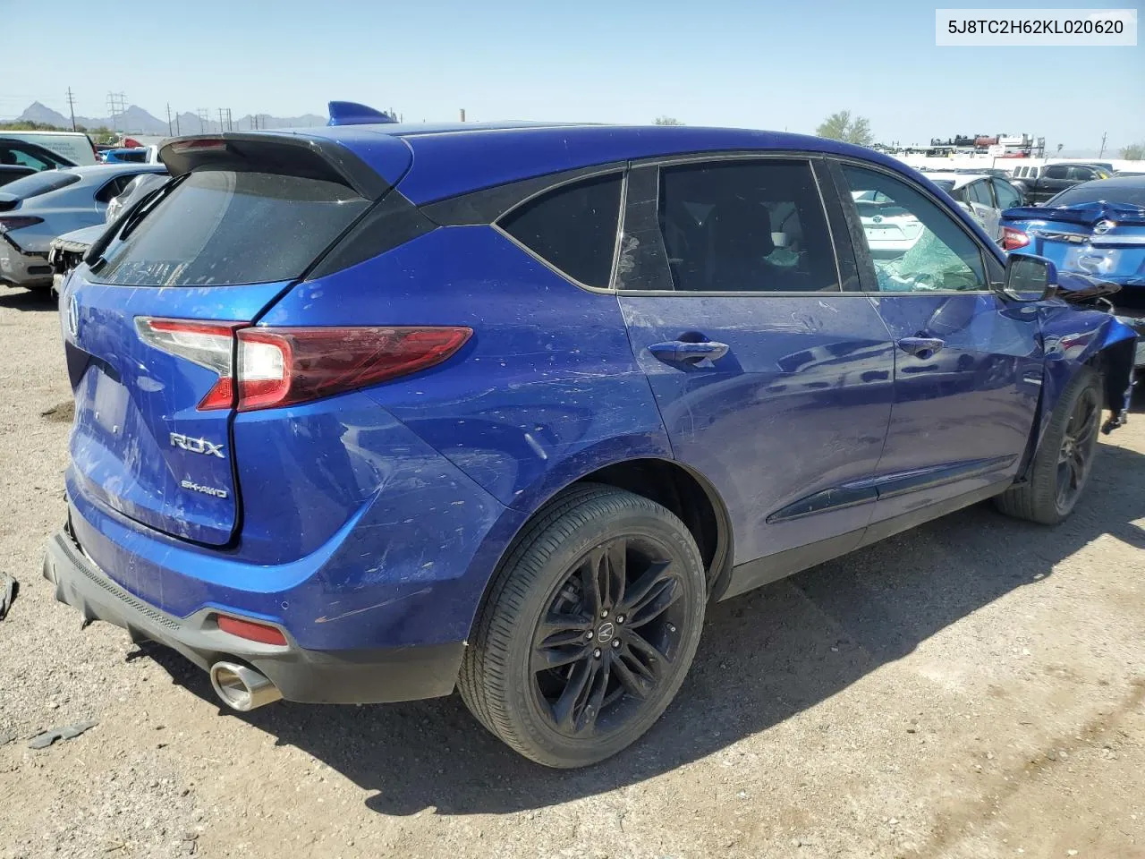 2019 Acura Rdx A-Spec VIN: 5J8TC2H62KL020620 Lot: 74546314