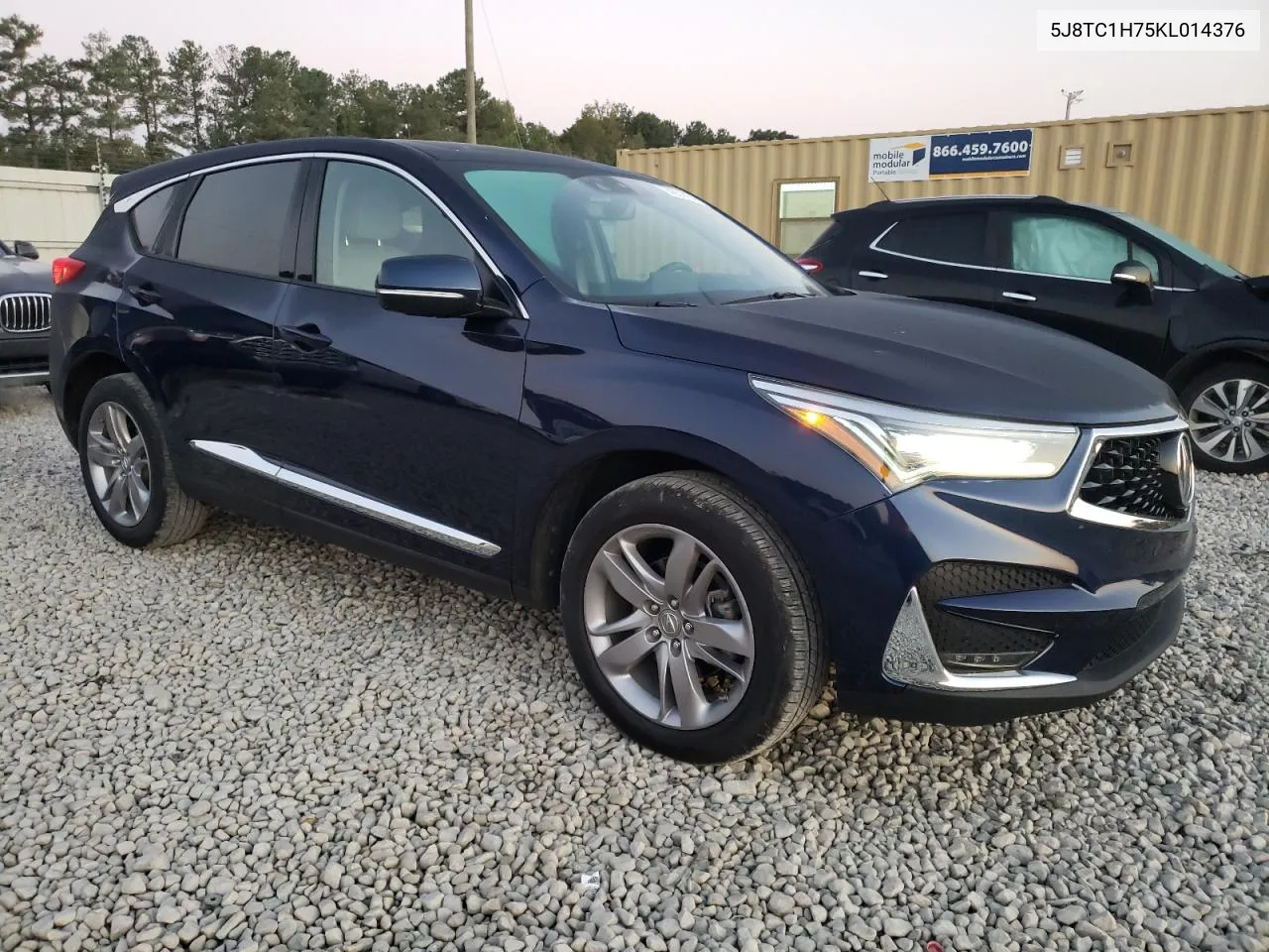 2019 Acura Rdx Advance VIN: 5J8TC1H75KL014376 Lot: 74557454