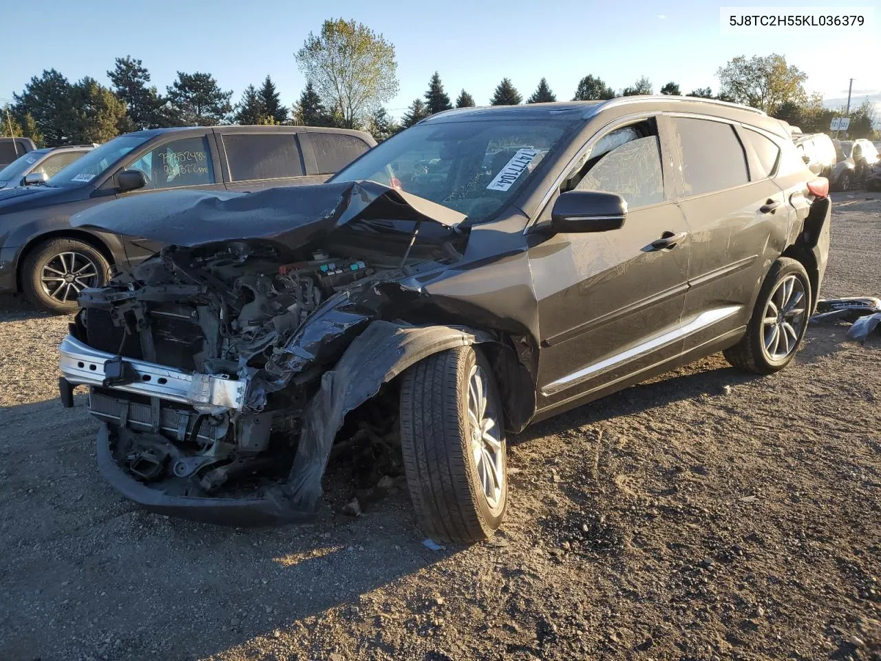 2019 Acura Rdx Technology VIN: 5J8TC2H55KL036379 Lot: 74777104