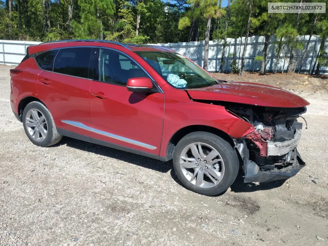 2019 Acura Rdx Advance VIN: 5J8TC2H7XKL023872 Lot: 74967824