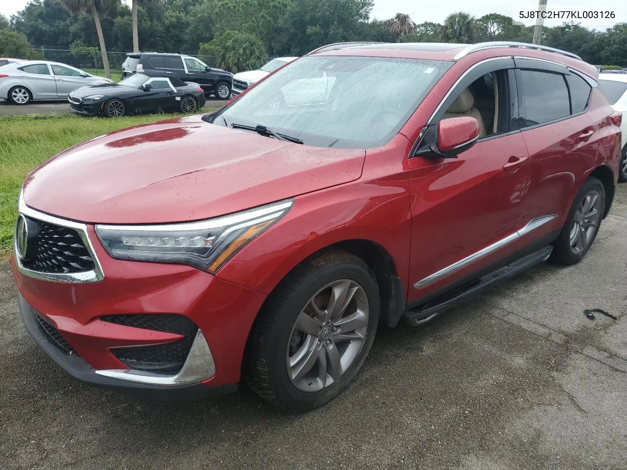 2019 Acura Rdx Advance VIN: 5J8TC2H77KL003126 Lot: 74990444