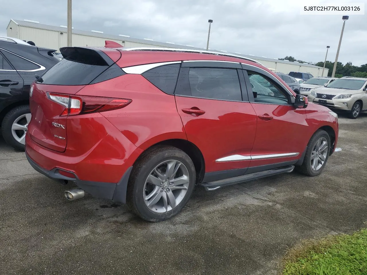 2019 Acura Rdx Advance VIN: 5J8TC2H77KL003126 Lot: 74990444