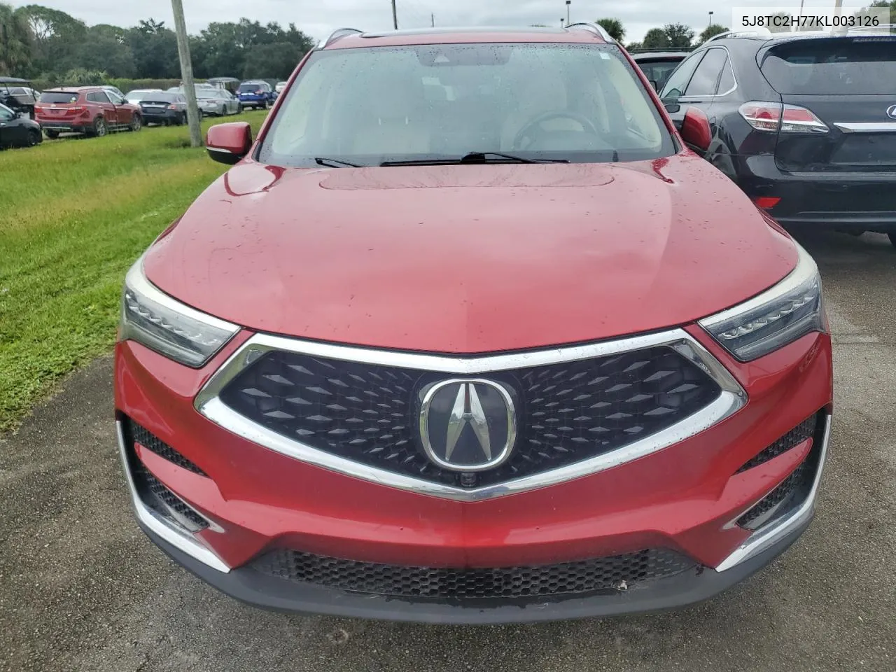 2019 Acura Rdx Advance VIN: 5J8TC2H77KL003126 Lot: 74990444