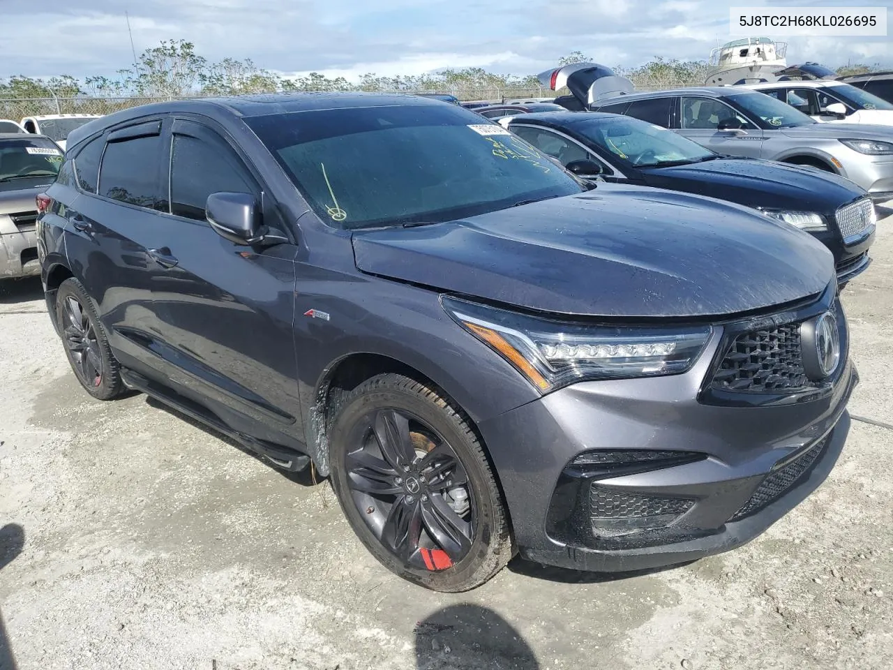 2019 Acura Rdx A-Spec VIN: 5J8TC2H68KL026695 Lot: 75075104