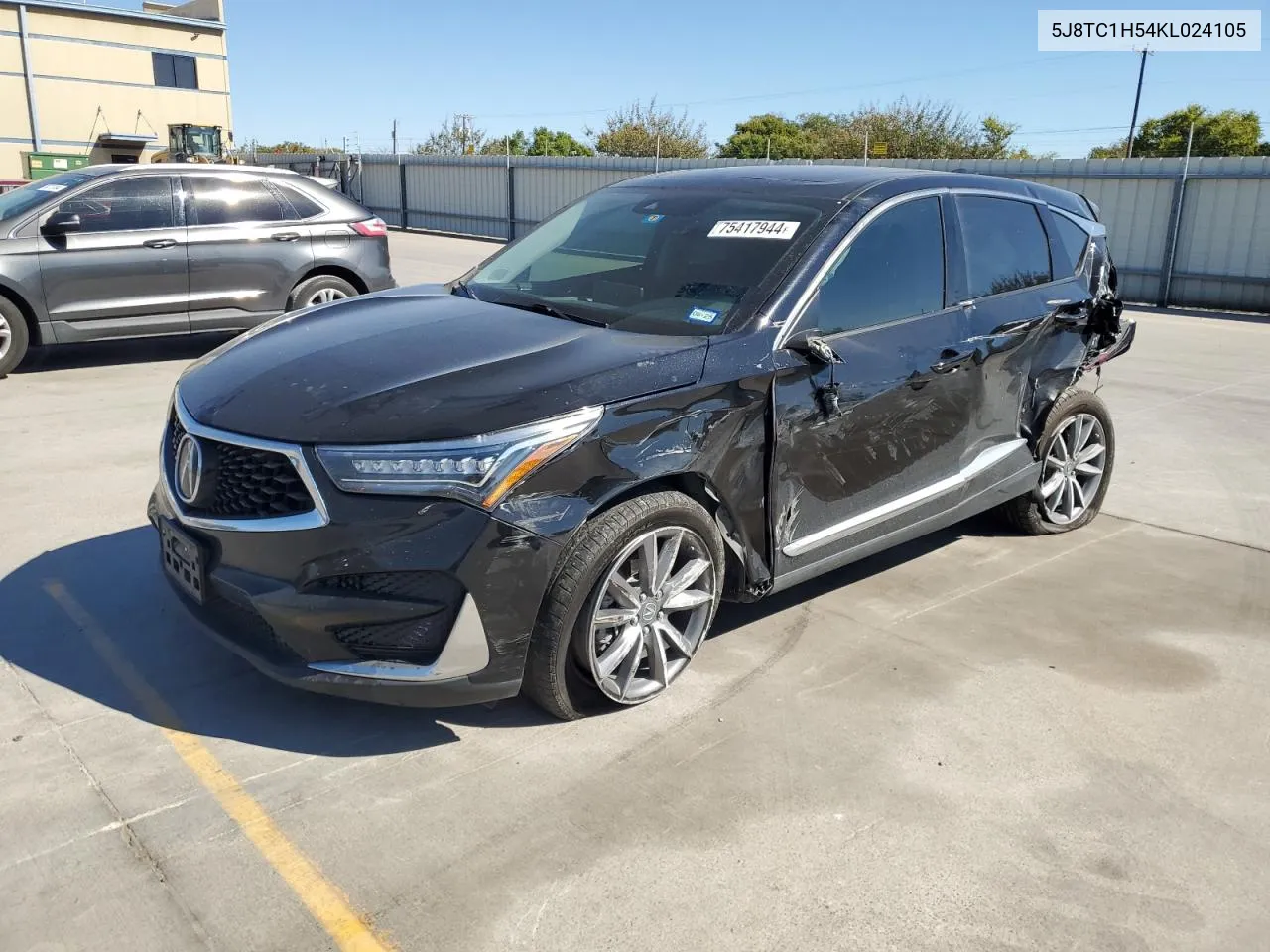 5J8TC1H54KL024105 2019 Acura Rdx Technology