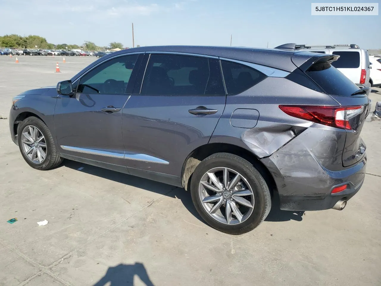 2019 Acura Rdx Technology VIN: 5J8TC1H51KL024367 Lot: 75720024