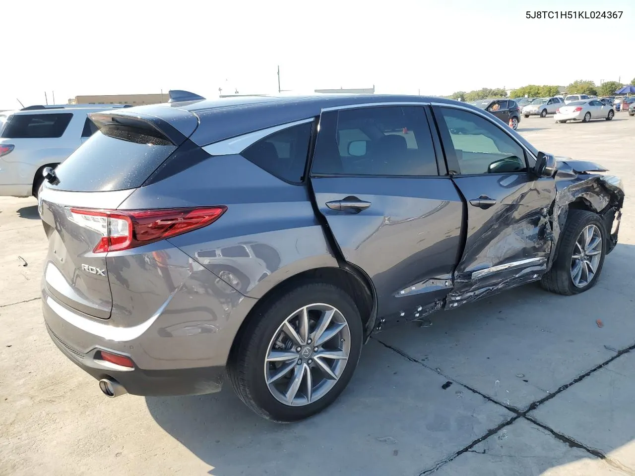 2019 Acura Rdx Technology VIN: 5J8TC1H51KL024367 Lot: 75720024