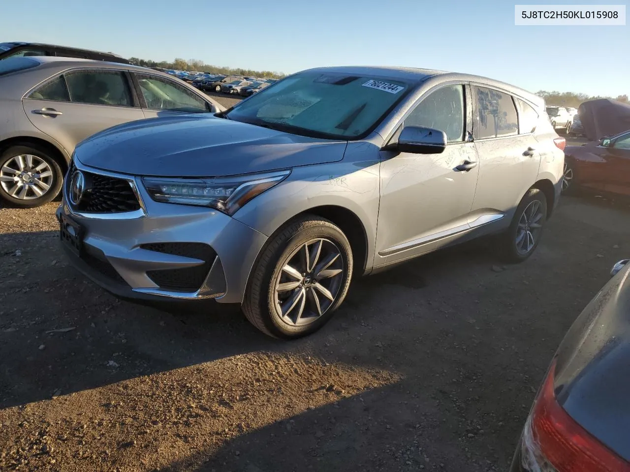 2019 Acura Rdx Technology VIN: 5J8TC2H50KL015908 Lot: 76021244