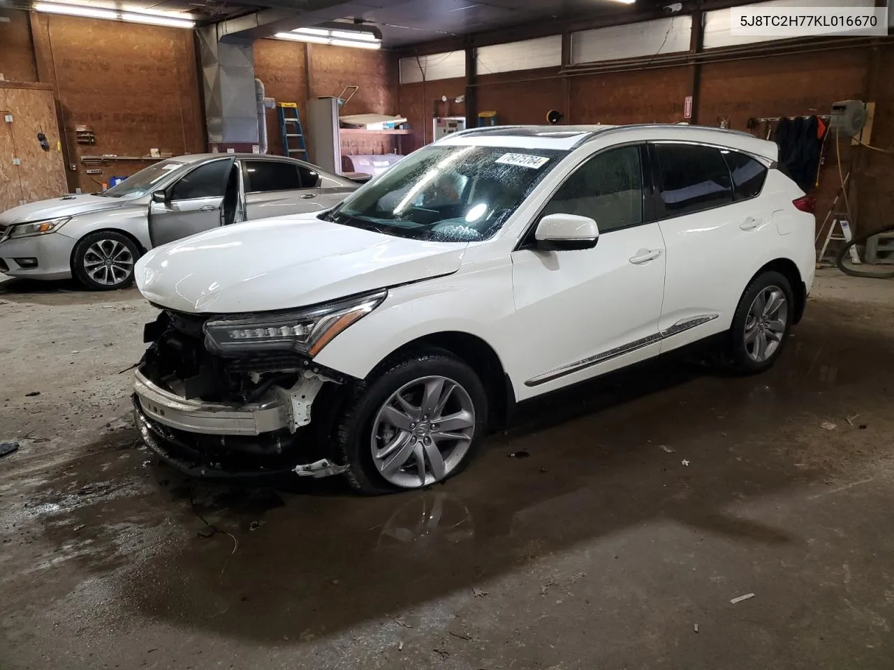 2019 Acura Rdx Advance VIN: 5J8TC2H77KL016670 Lot: 76475764