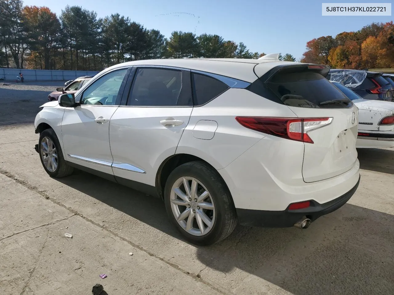 2019 Acura Rdx VIN: 5J8TC1H37KL022721 Lot: 76959494