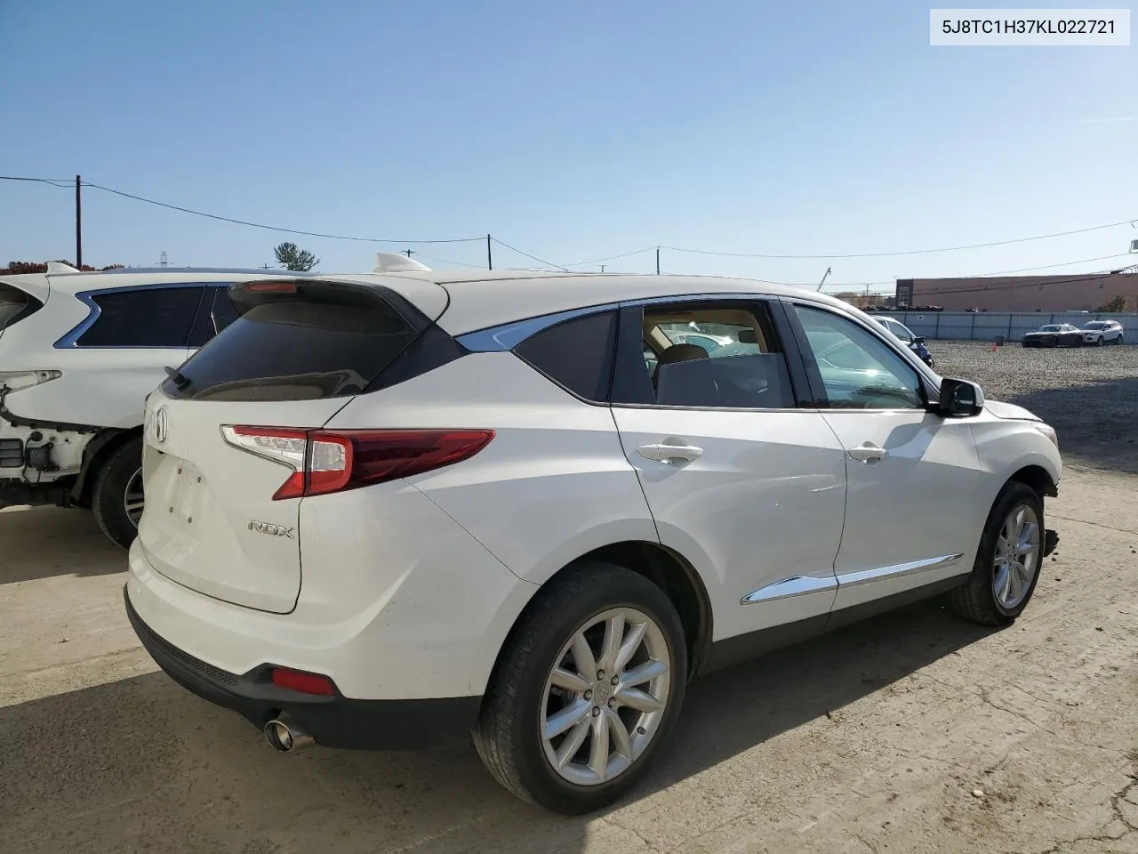 2019 Acura Rdx VIN: 5J8TC1H37KL022721 Lot: 76959494