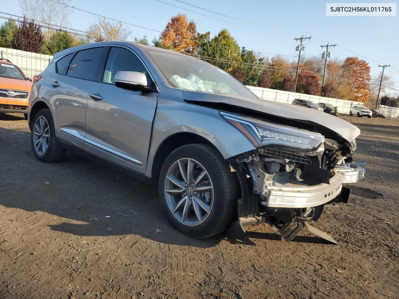 2019 Acura Rdx Technology VIN: 5J8TC2H56KL011765 Lot: 76988074