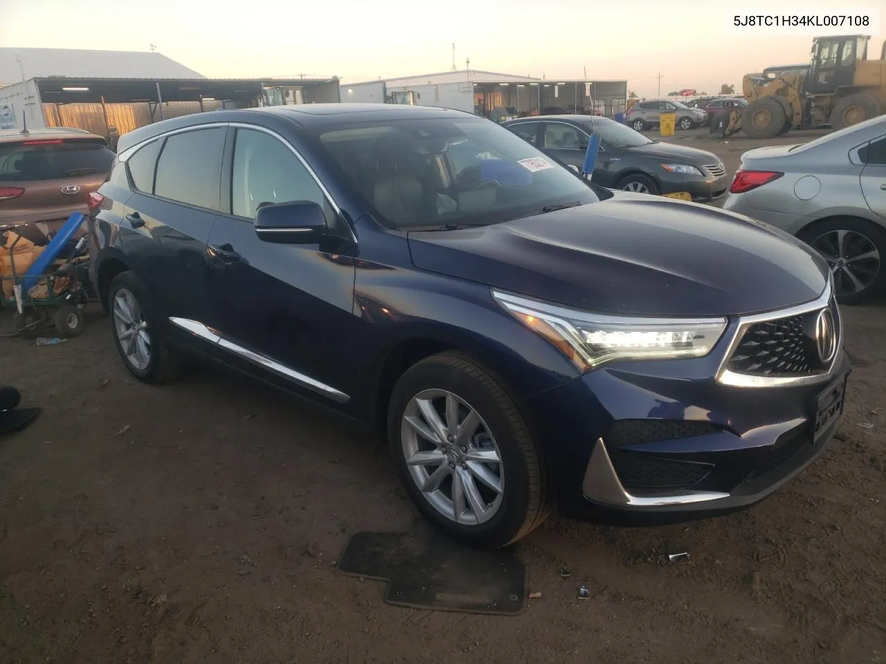 2019 Acura Rdx VIN: 5J8TC1H34KL007108 Lot: 77983214