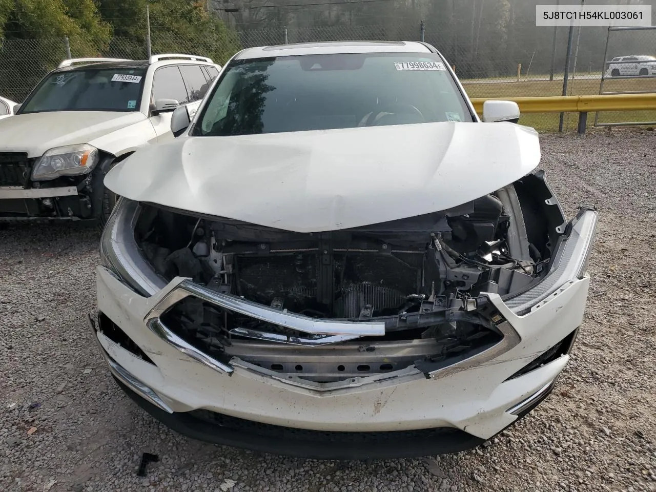 2019 Acura Rdx Technology VIN: 5J8TC1H54KL003061 Lot: 77998634