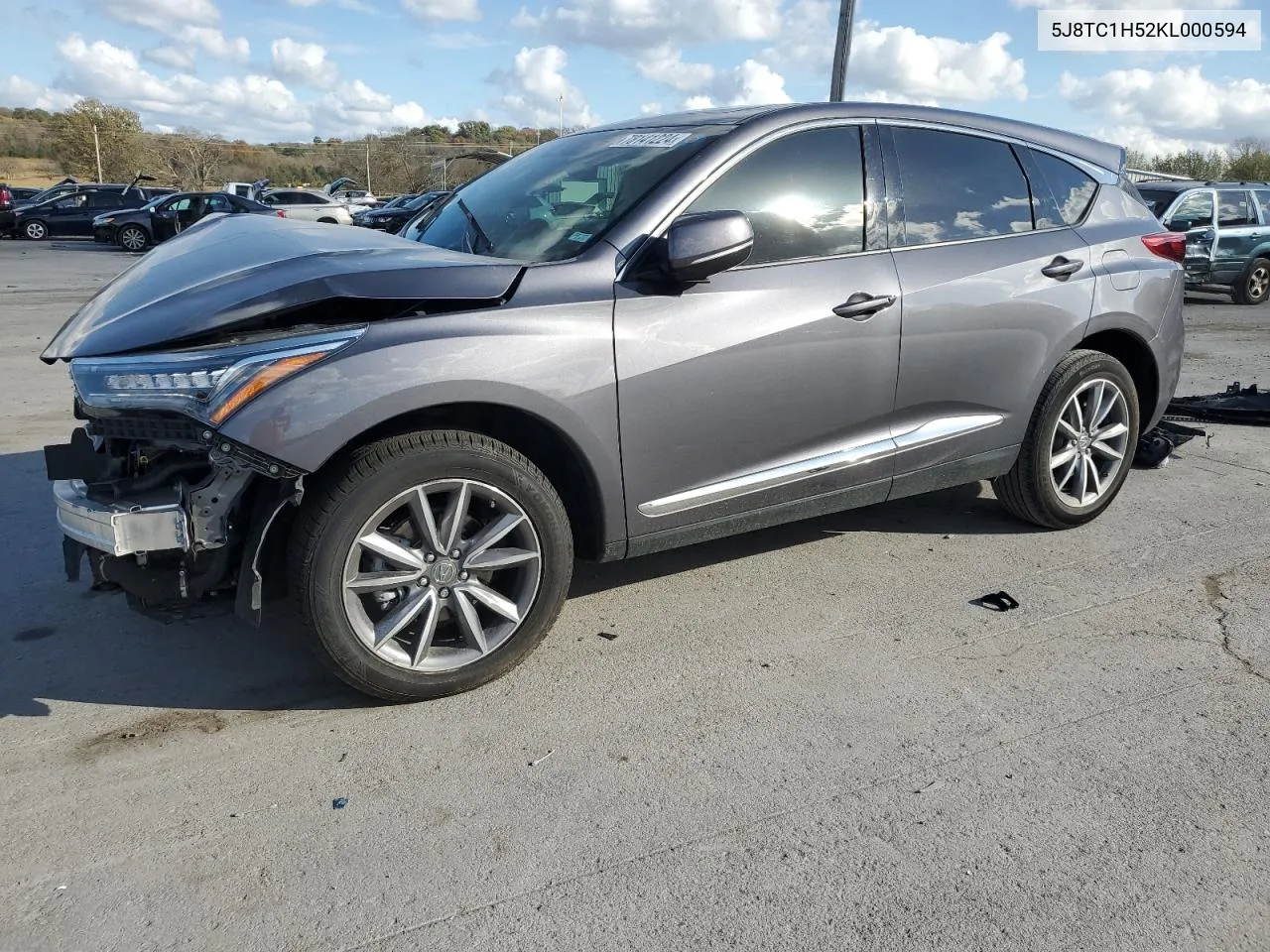 2019 Acura Rdx Technology VIN: 5J8TC1H52KL000594 Lot: 78141224