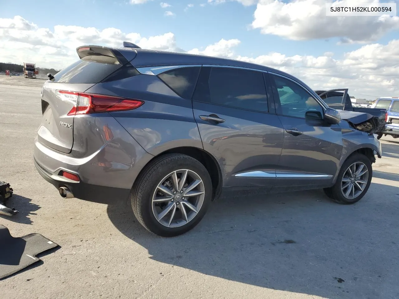 2019 Acura Rdx Technology VIN: 5J8TC1H52KL000594 Lot: 78141224